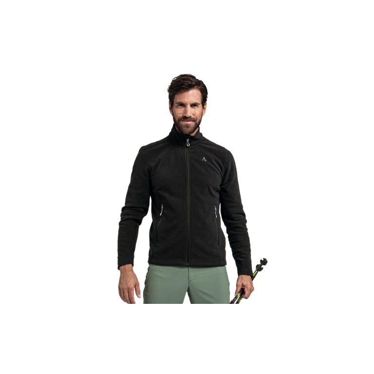 Schöffel Fleecejacka Cincinnati3 (oddychająca, szybko schnąca, ciepła, 2-kierunkowy stretch) czarna męska